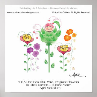 IK KIES JE! Poster van April McCallum