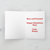 Ik kies je Valentijnsdag Kaart (Binnen)