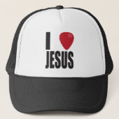 Ik kies Jesus Trucker Hat Trucker Pet (Voorkant)