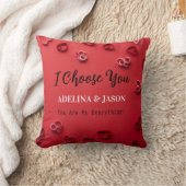 Ik kies jou Aangepaste Naam Valentijnsdag  Kussen (Deken)
