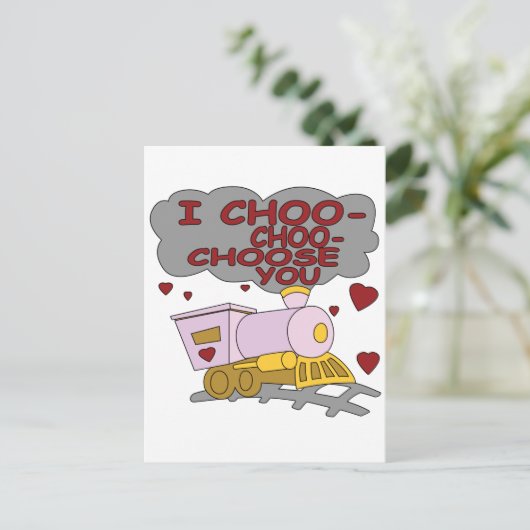 Ik kies jou briefkaart (Staand voorkant)