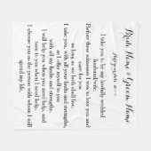 Ik kies jou. fleece deken (Voorkant (Horizontaal))