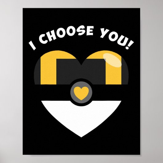 Ik Kies Jou Valentijn Videospel Parodie Poster (Voorkant)