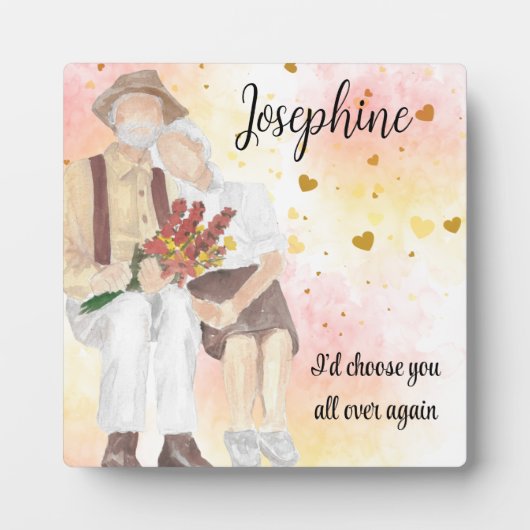 Ik kies jullie weer in een groot Jubileum Fotoplaat (Voorkant)