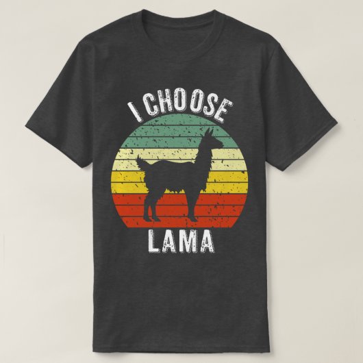Ik kies lama t-shirt (Design voorkant)