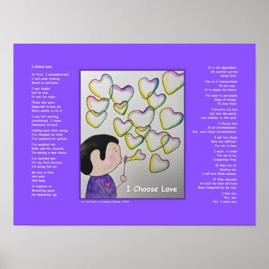 Ik kies Love poster (Voorkant)