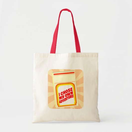 Ik Kies Mijn Eigen Avontuur Nostalgie Slogan Tote Bag (Voorkant)