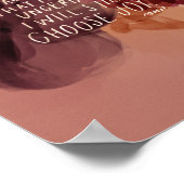 Ik kies nog steeds voor vreugde - inspirerend cade poster (Hoek)