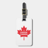 Ik kies voor Canada Bagagelabel (Voorkant verticaal)