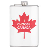 Ik kies voor Canada Hip Flask Heupfles (Voorkant)