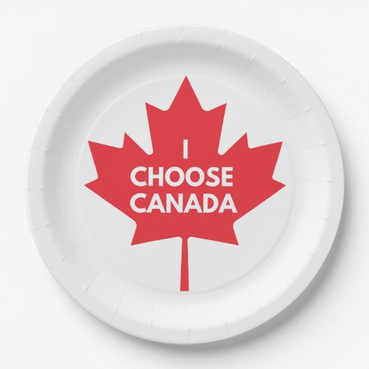 Ik kies voor Canada Paper Bord (Voorkant)