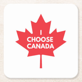 Ik kies voor Canada Paper Onderzetter