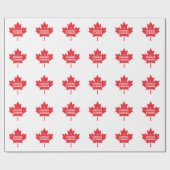 Ik kies voor Canada Wrapping Paper Cadeaupapier (Vlak)