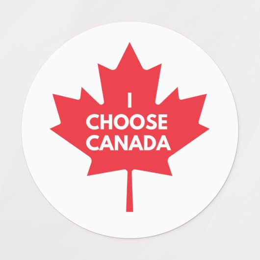 Ik kies voor de Canadese kledingmerken Labels (Design 1)