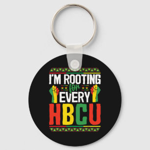 Ik kies voor elke HBCU Black History Month STU Sleutelhanger