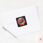 Ik kies voor geweld grappige eend Sticker (Envelop)