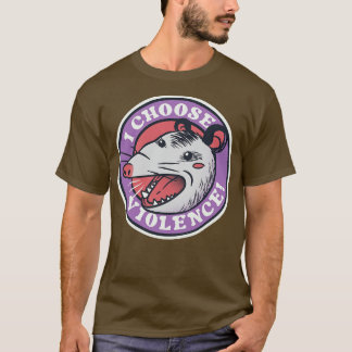 Ik kies voor geweld Skunk Opossum van Tobe Fonseca T-shirt