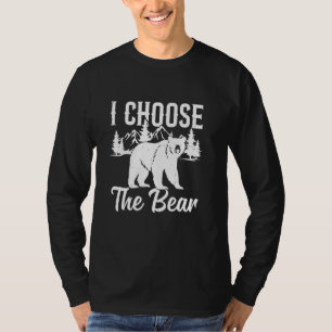 Ik kies voor het Beer, trendy vrouwenrechten Man o T-shirt