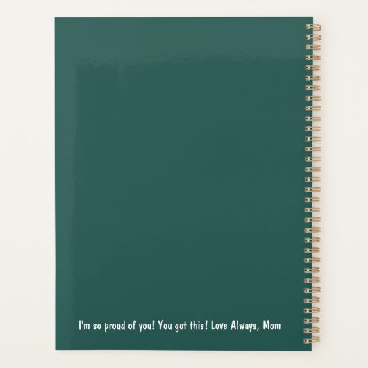 Ik kies voor je gepersonaliseerde planner (Achterkant)