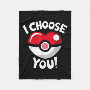 Ik kies voor jou Funny Valentijnsdag Love Heart Bo Fleece Deken