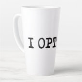 Ik kies voor T-shirt Latte Mok (Linkerhoek)