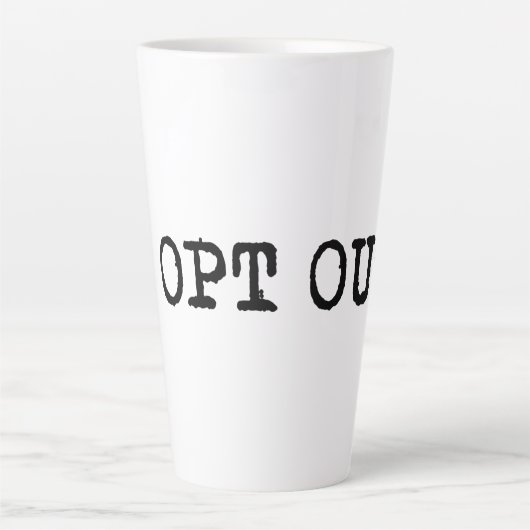 Ik kies voor T-shirt Latte Mok (Voorkant)