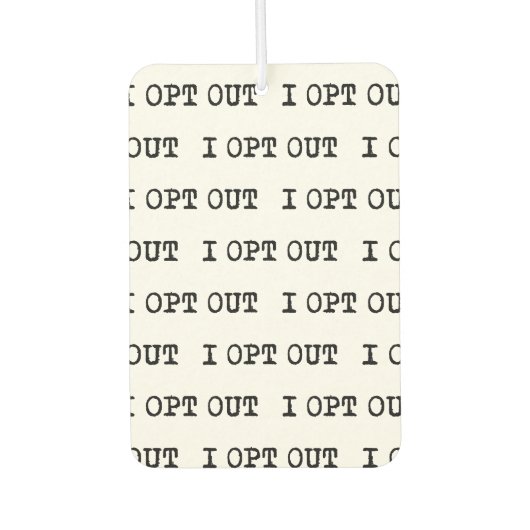 Ik kies voor T-shirt Luchtverfrisser (Voorkant)