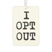 Ik kies voor T-shirt Luchtverfrisser (Achterkant)