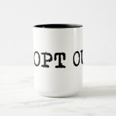 Ik kies voor T-shirt Mok (Midden)