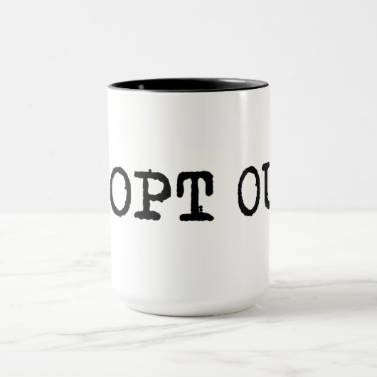 Ik kies voor T-shirt Mok (Midden)