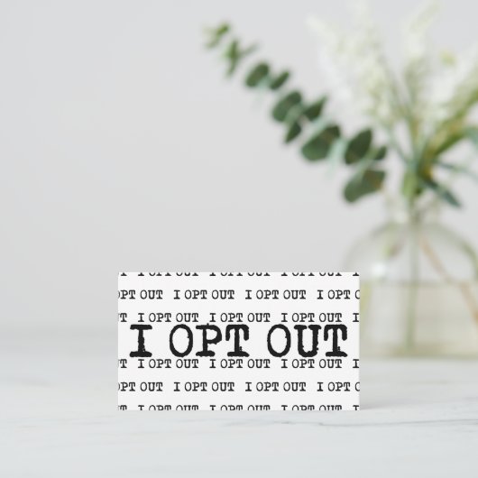 Ik kies voor T-shirt Visitekaartje (Staand voorkant)