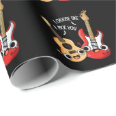 Ik kies voor Uke ik kies jullie grappige Guitar Uk Cadeaupapier (Rol Hoek)