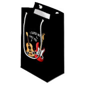 Ik kies voor Uke ik kies jullie grappige Guitar Uk Klein Cadeauzakje (Voorkant Gekanteld)