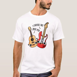 Ik kies voor Uke ik kies jullie grappige Guitar Uk T-shirt