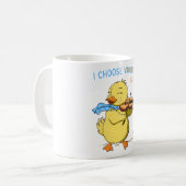 Ik kies voor viool koffiemok (Voorkant links)