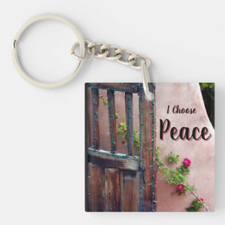 Ik Kies Vrede Acryl Sleutelhanger