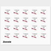 Ik kies VREUGDE Ronde Sticker (Vel)