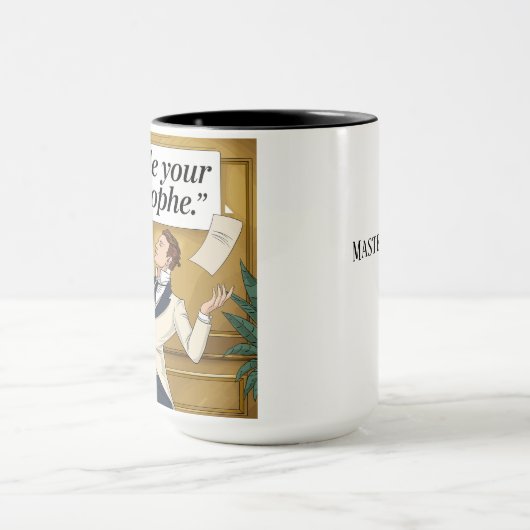 Ik kietel je catastrofe: elegant grappig citaat mok (Midden)