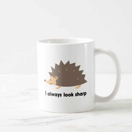 Ik kijk altijd Sharp Koffiemok (Rechts)