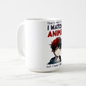 ik kijk Anime Koffiemok (Voorkant links)