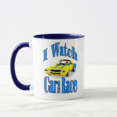 Ik kijk auto's racen mok (Links)
