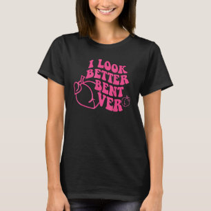 Ik kijk beter gebogen over Groovy Hippie Style Ret T-shirt
