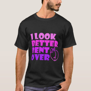Ik kijk beter gebogen over sarcastisch t-shirt