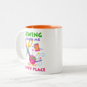 IK KIJK EROVER TWEEKLEURIGE KOFFIEMOK (Voorkant links)