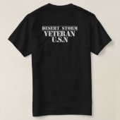 Ik kijk gewoon illegaal Desert Storm Veteran shirt (Design achterkant)