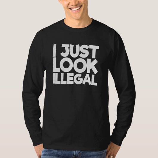 Ik kijk gewoon illegaal t-shirt (Voorkant)