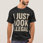 Ik kijk gewoon illegaal t-shirt (Voorkant)