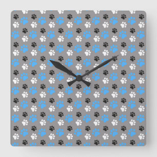 Ik kijk gewoon naar mijn katten vierkante klok