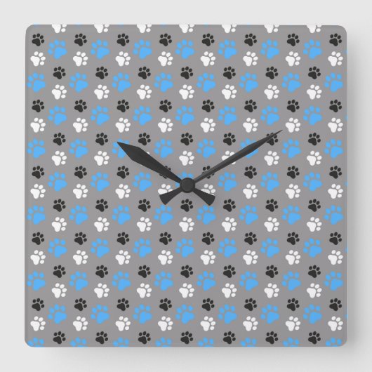 Ik kijk gewoon naar mijn katten vierkante klok (Voorkant)