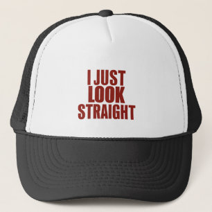 Ik kijk gewoon rechtuit LGBT Gay Lesbische Trotsma Trucker Pet